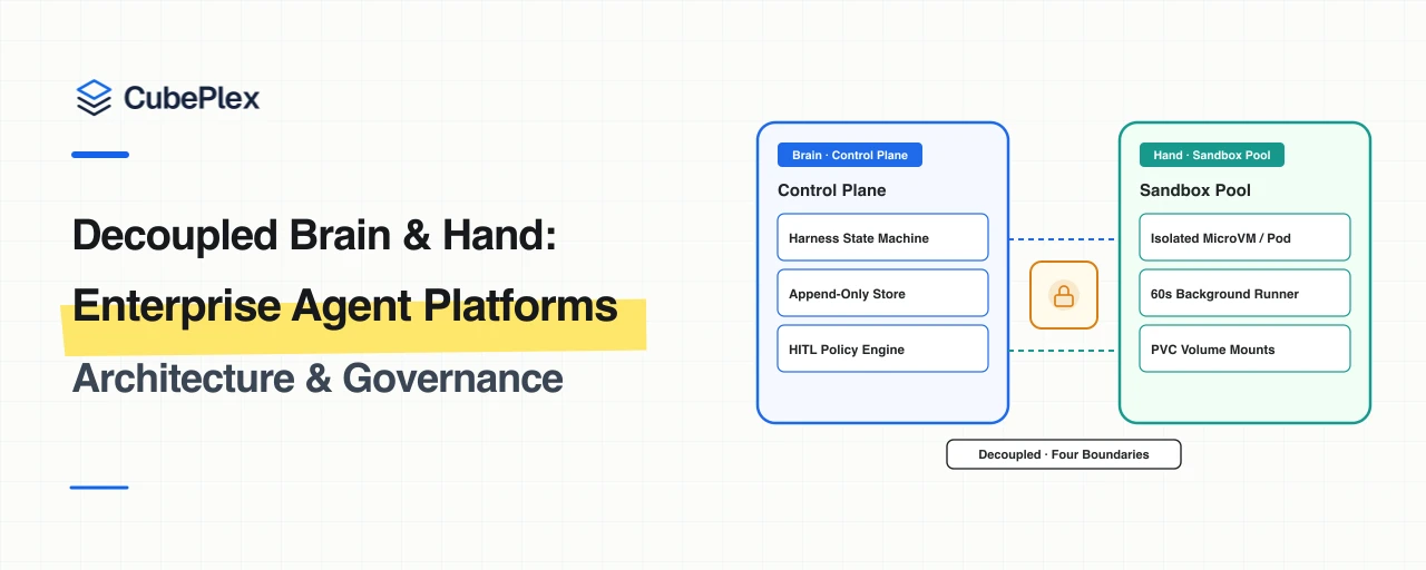 Decoupled Brain and Hand: Architecture Design and Boundary Governance for Enterprise Agent Platforms